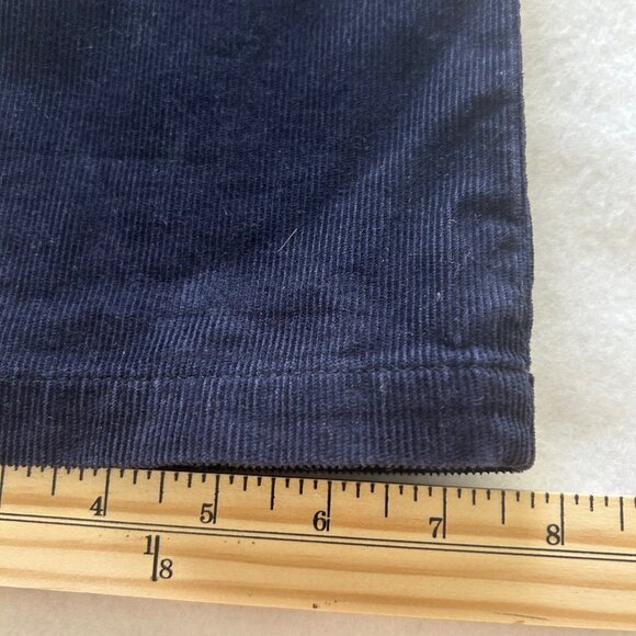 J. Crew Factor Women Corduroy Matchstick Straight Leg Pants SZ 30R Indigo - Picture 10 of 10
